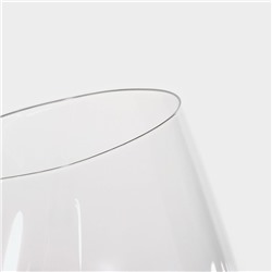 Бокалы для вина Magistro «Иллюзия», 550 мл, 10×24 см, набор 6 шт., стекло, прозрачные