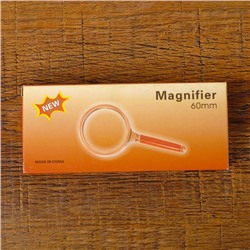 Лупа классическая в золотой оправе 6х, d=6см