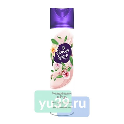 Освежитель воздуха FLOWER SHOP Золотой лотос роза 300мл