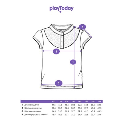 Блузка для девочки