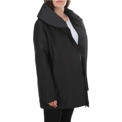 22222 BLACK Куртка демисезонная женская (80 гр. синтепон)