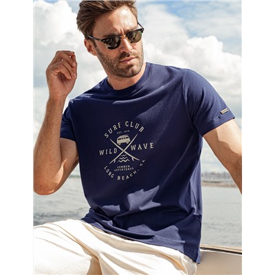 Футболка из премиального хлопка с авторским принтом