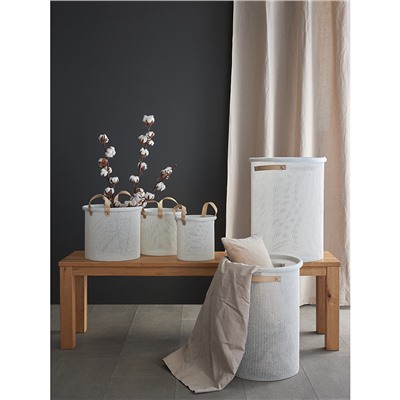 Корзина для хранения Sustainable collection, Ø27х25 см, молочная