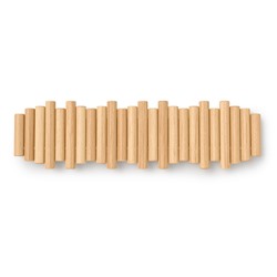 Вешалка настенная Picket, 61 см, 8 крючков, натуральное дерево