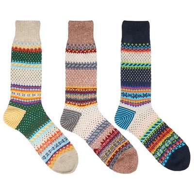 Retro ethnic brand socks for beloved, American style, ethnic style, mid-length