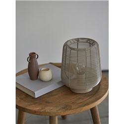 Лампа настольная Vinger, Ø22х26 см, бежевая