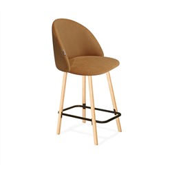 Стул полубарный SHT-ST35/S94-1
                        горчичный / прозрачный лак / черный муар