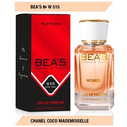 Beas W515 C Coco Mademoiselle Women edp 50 ml, Парфюм женский Beas W515 создан по мотивам аромата C Coco Mademoiselle
