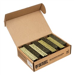 Гвозди для пнев. нейлера (крашен.) длина - 75 мм, диам. - 3,05 мм, 2000 шт. Denzel