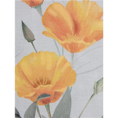 Полотенце Этель Yellow poppies 40х73 см, 100% хлопок, репс 210 г/м2