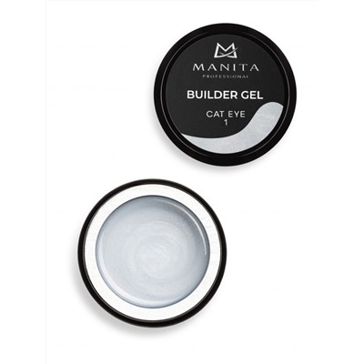 Manita Professional Гель моделирующий для ногтей / Builder Gel Cat Eye №01, 15 мл