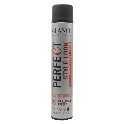 Лак для волос Glance Professional Perfect Style Look Brilliance Effect 400 ml