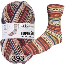 Пряжа Lang Yarns Super Soxx Color 4-Fach