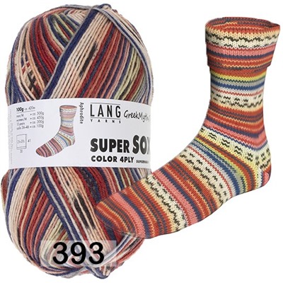 Пряжа Lang Yarns Super Soxx Color 4-Fach