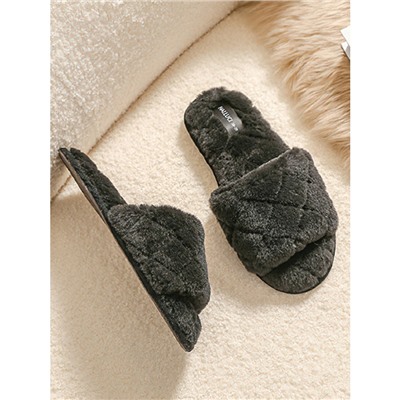 Тапочки «Ромбы» черные