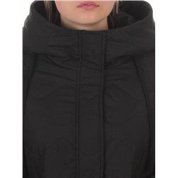 9661 BLACK Куртка демисезонная женская (100 гр. холлофайбер)