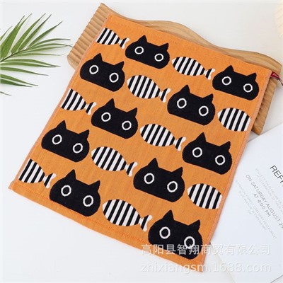 Cotton gauze towel, children's scarf for kindergarten, wholesale