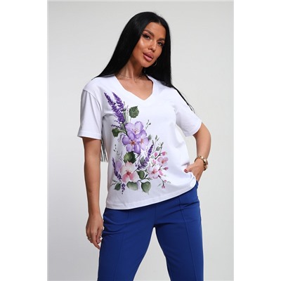 Женский костюм 74725 / васильковый