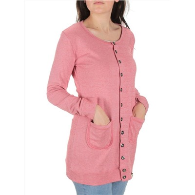 TA032 PINK Кардиган женский (100% хлопок)