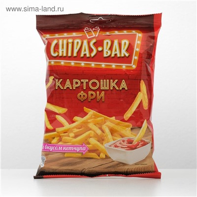 Снэки  CHIPAS BAR со вк.кетчупа 50гр