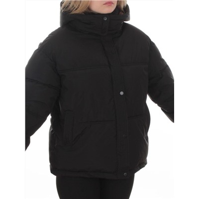 24-232 BLACK Куртка зимняя женская (150 гр. холлофайбер)