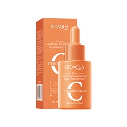 Антиоксидантная осветляющая сыворотка для лица с витамином С BIOAQUA Whitening Antioxidant moist brighten skin, 30 мл