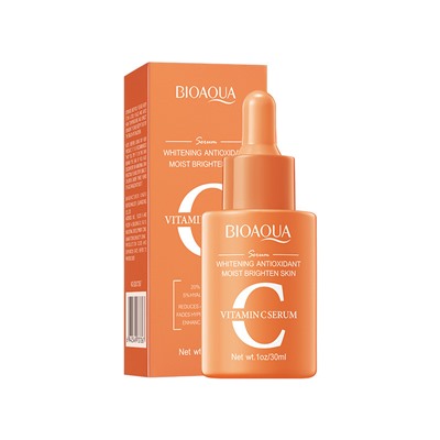 Антиоксидантная осветляющая сыворотка для лица с витамином С BIOAQUA Whitening Antioxidant moist brighten skin, 30 мл