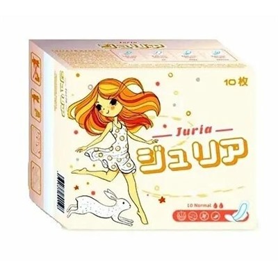 JURIA  Прокладки гигиенические Normal 24см 10 шт