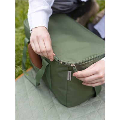 Термосумка для пикника Smart Picnic, L, темно-зеленая