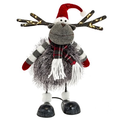 GAEM Игрушка набивная с подсветкой "Олень" (CR2032x2), L21 W15 H46/34 см