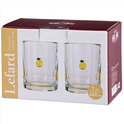 НАБОР СТАКАНОВ "FRUITY PINEAPPLE" ИЗ 2 ШТ. 400 МЛ