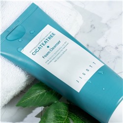 Jigott Пенка для лица очищающая с экстрактами центеллы азиатской и чайного дерева / Cicateatree Foam Cleanser, 180 мл