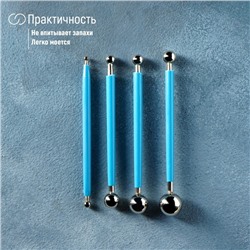 Набор для моделирования кондитерских украшений KONFINETTA, 4 шт., диаметры шариков 0.4 см, 0.6 см, 0.8 см, 1 см, 1.1 см, 1.3 см, 1.6 см, 2 см