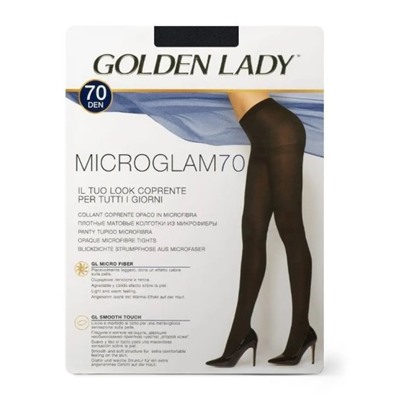 Колготки теплые, Golden Lady, Micro Glam 70 оптом