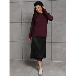 Лонгслив "Классик" Бордо