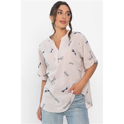 Блуза Флоретта (бежевая) Б13974-20М