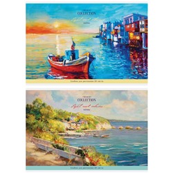 Альбом для рисования 24л., А4, на скрепке ArtSpace "Винтаж. Пейзажи"