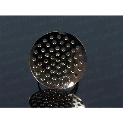 Основа для кольца, 25*5мм, цв.черный никель