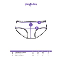 Трусы для девочки, 3 шт. в комплекте