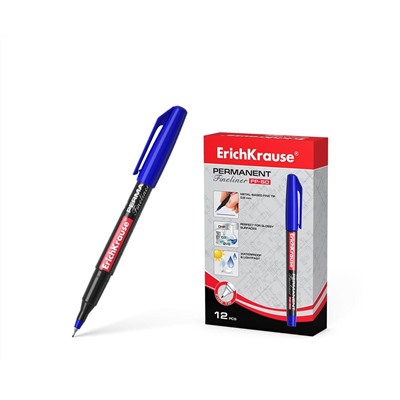 Перманентный линер ErichKrause®  FP-50, цвет чернил синий