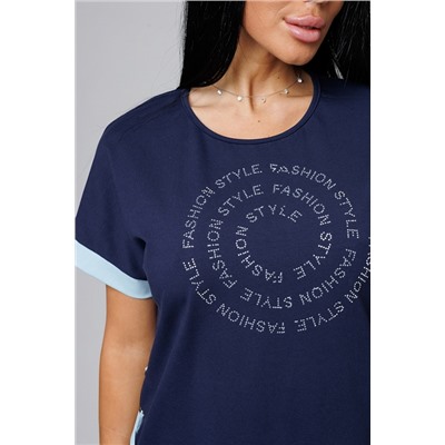 Женский костюм с бермудами 2150 / Синий