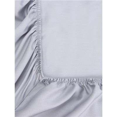 Простыня на резинке SL Home Modal 140×200+30 см, светло-серая
