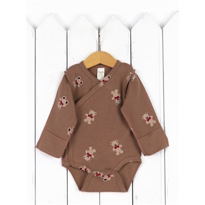 Боди Baby Boom Б77/10007-И(Н) я726 Мишки на кофе Baby Boom