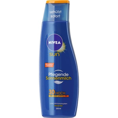NIVEA SUN Молочко для загара LSF 30, 250 мл