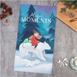 Полотенце новогоднее "Этель" Magic moment 40х73 см, 100% хл, саржа 190 г/м2