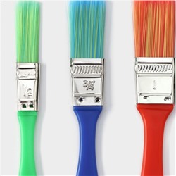 Набор кондитерских кисточек Доляна «Радуга», 3 шт.