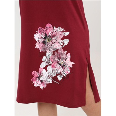 Туника Антуриум бордовый ИвК