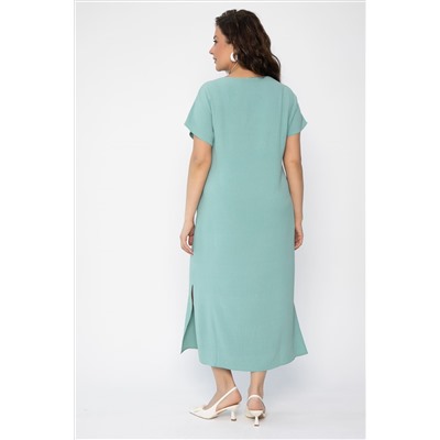 Платье Загадка (олива) П13706-8М