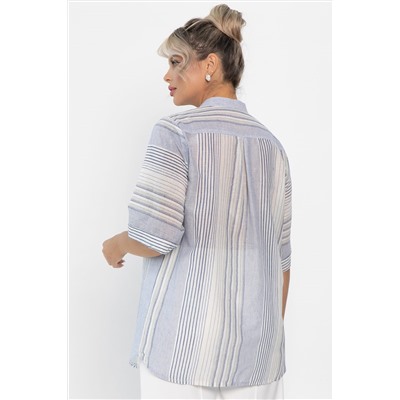 Блуза Июль (голубая) Б13876-24М