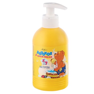 БЕЛИТА ДЕТСКОЕ Крем-мыло от 3до 7 лет 300 мл
